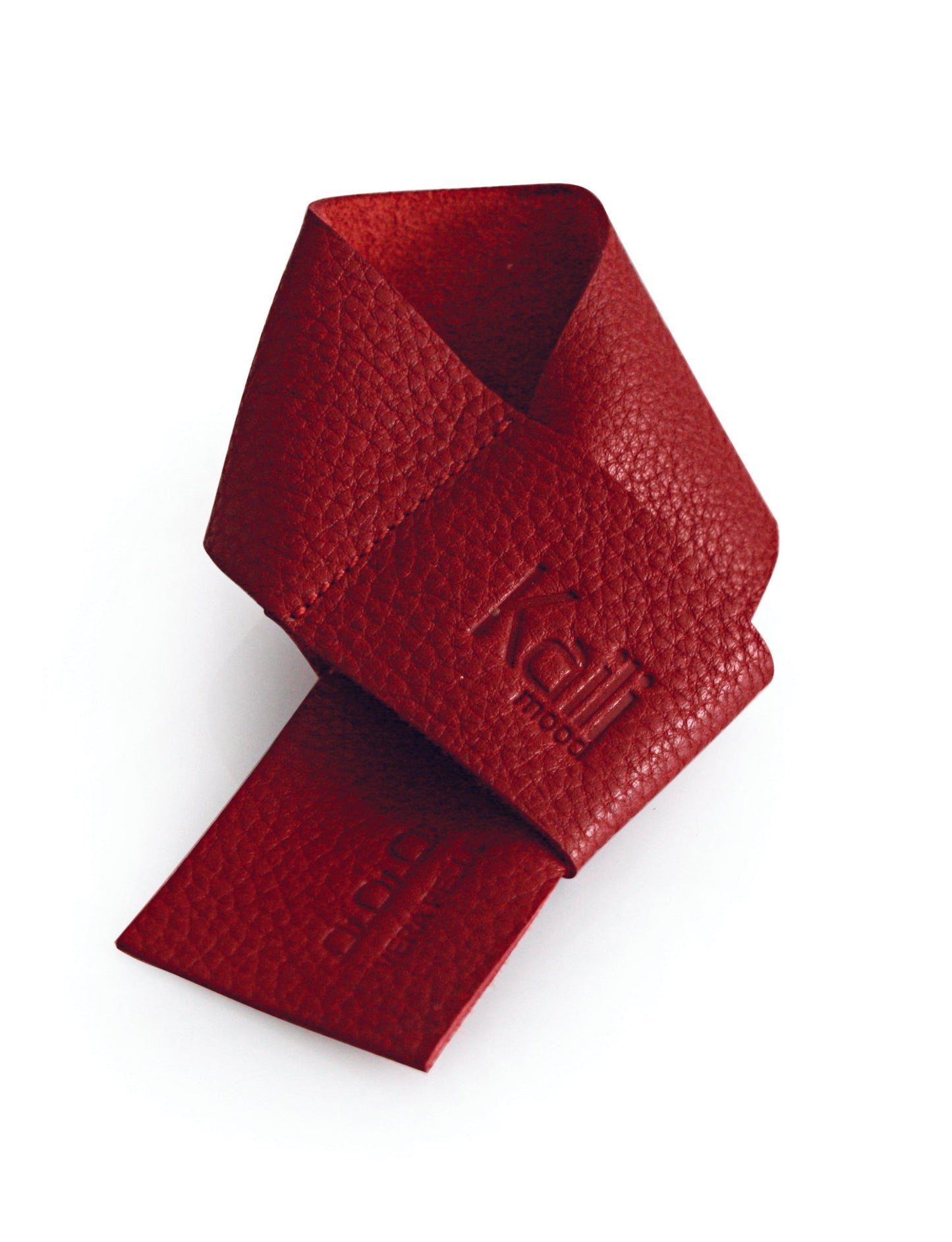 K0010VB | Salvagoccia per Bottiglia Made in Italy in Vera Pelle pieno fiore, grana dollaro - Colore Rosso. Dimensioni: cm 27 x 4 x 0,5. Confezione: Gift Box rigido fondo/coperchio