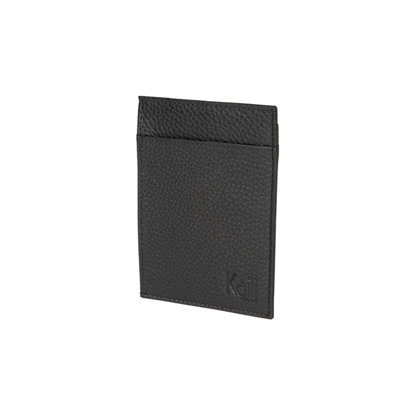 K10307AB | Portadocumenti/Carte Protezione RFID in Vera Pelle pieno fiore, grana dollaro. Colore Nero. Dimensioni: cm 12 x 9 x 0,5. Confezione: Gift Box rigido fondo/coperchio