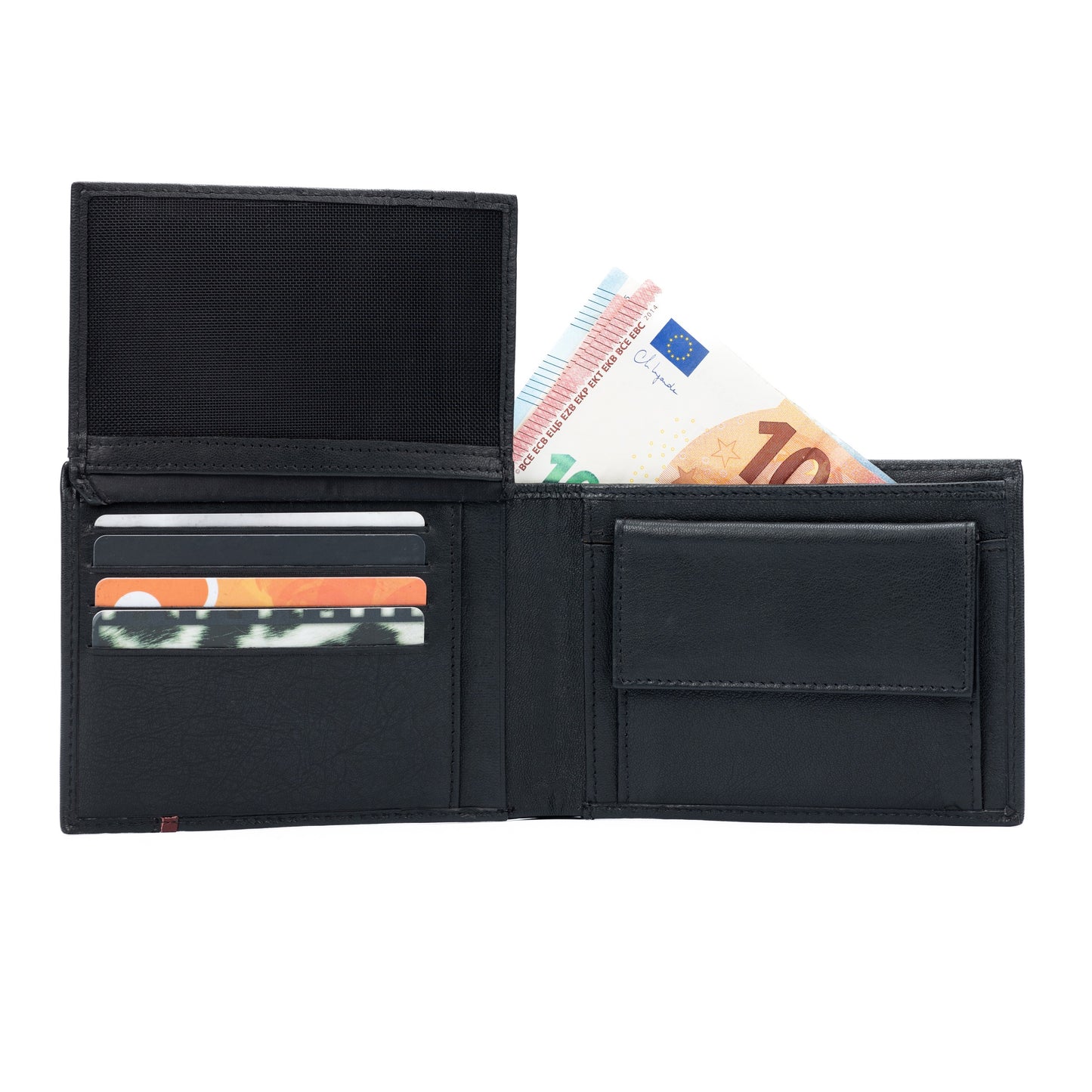 K10904AB - Portafogli Uomo in Vera Pelle Col. Nero