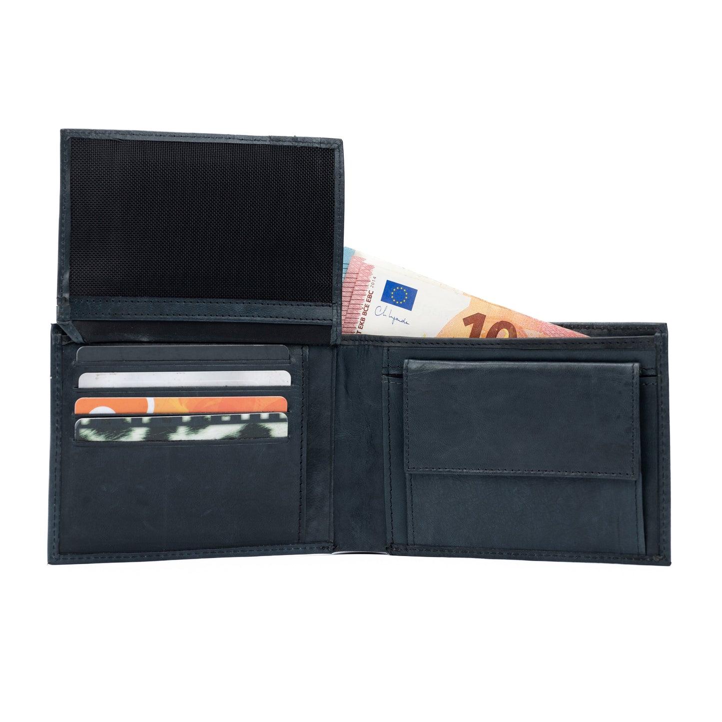 K11104AB | Portafogli Uomo in Vera Pelle Col. Nero