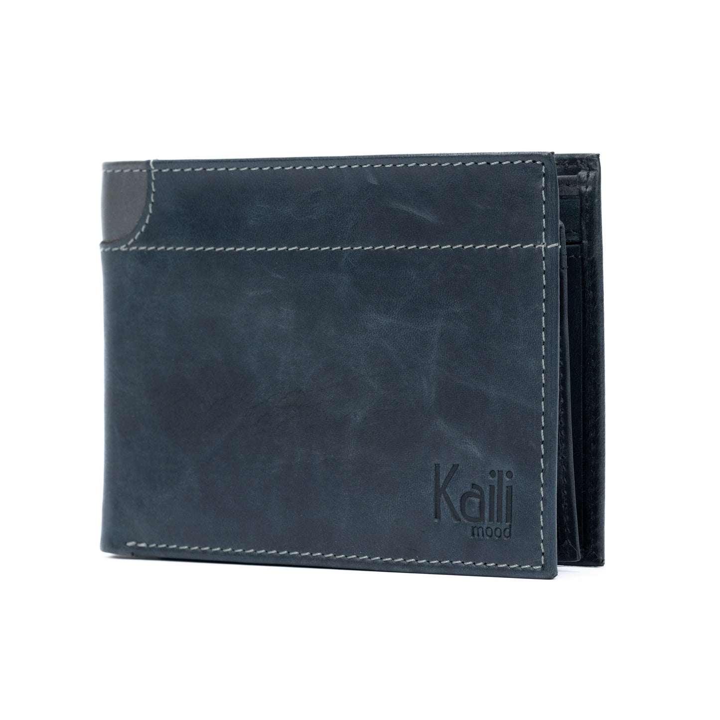 K11104AB - Portafogli Uomo in Vera Pelle Col. Nero