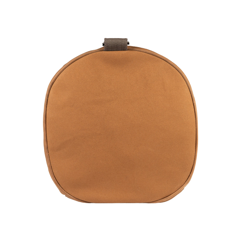 K2006UB | Borsone da Viaggio in Canvas di Cotone 100% /Vera Pelle, pieno fiore, Naked - Colore Cuoio, chiusura con lampo. Dimensioni: cm 45 x 25 x 28 - Confezione: Sacchetto in Tnt