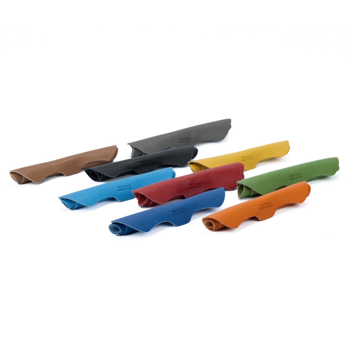 K0001VB | Tappetino per Mouse Made in Italy in Vera Pelle pieno fiore, grana dollaro - Colore Rosso - Dimensioni: cm 20 x 23 - Confezione: Sacchetto tubolare Tnt