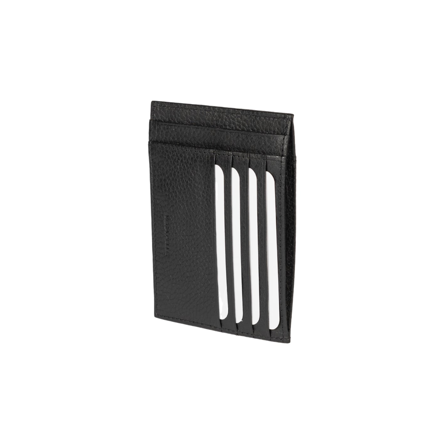 K10307AB | Portadocumenti/Carte Protezione RFID in Vera Pelle pieno fiore, grana dollaro. Colore Nero. Dimensioni: cm 12 x 9 x 0,5. Confezione: Gift Box rigido fondo/coperchio