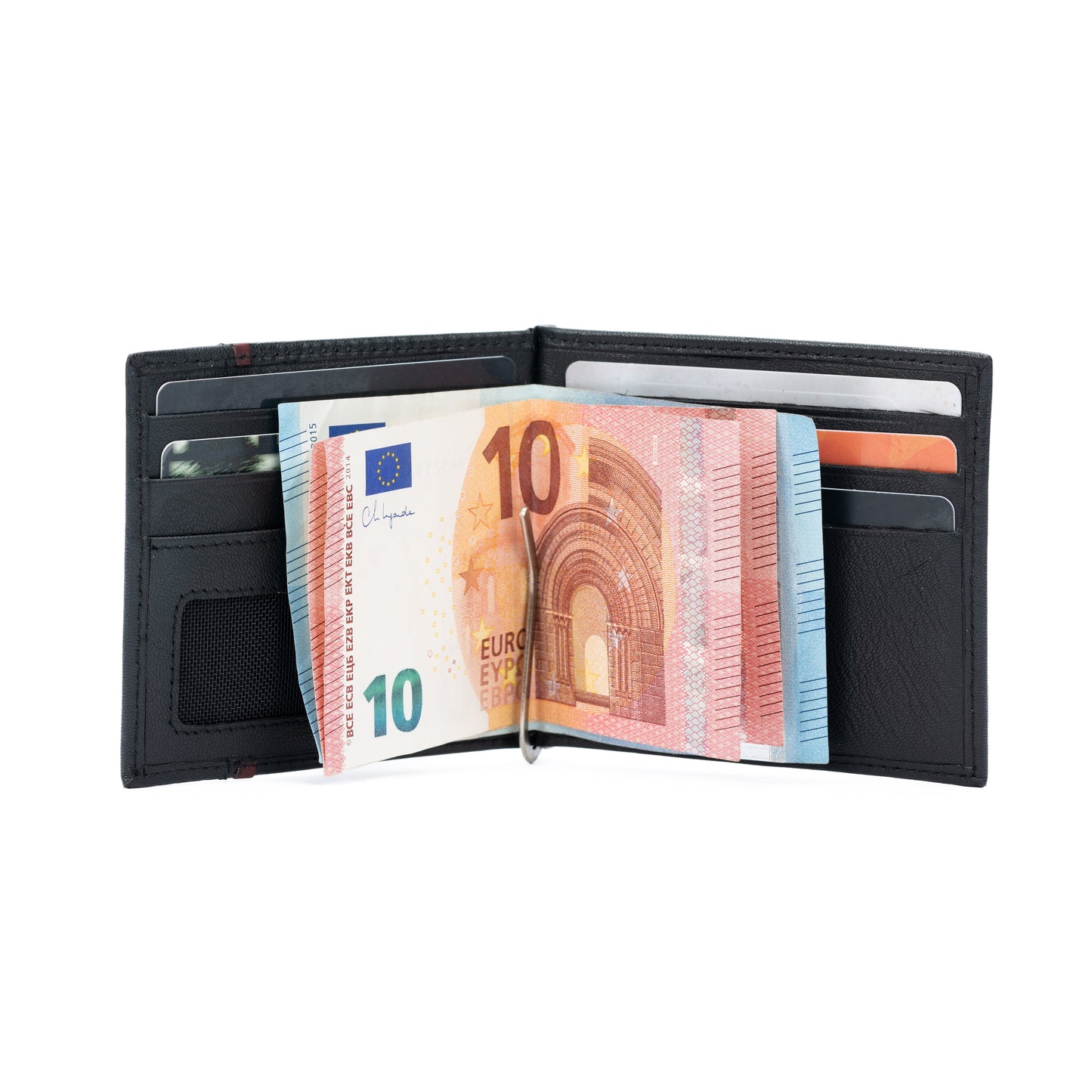 K10901AB | Portadollari Uomo in Vera Pelle Col. Nero