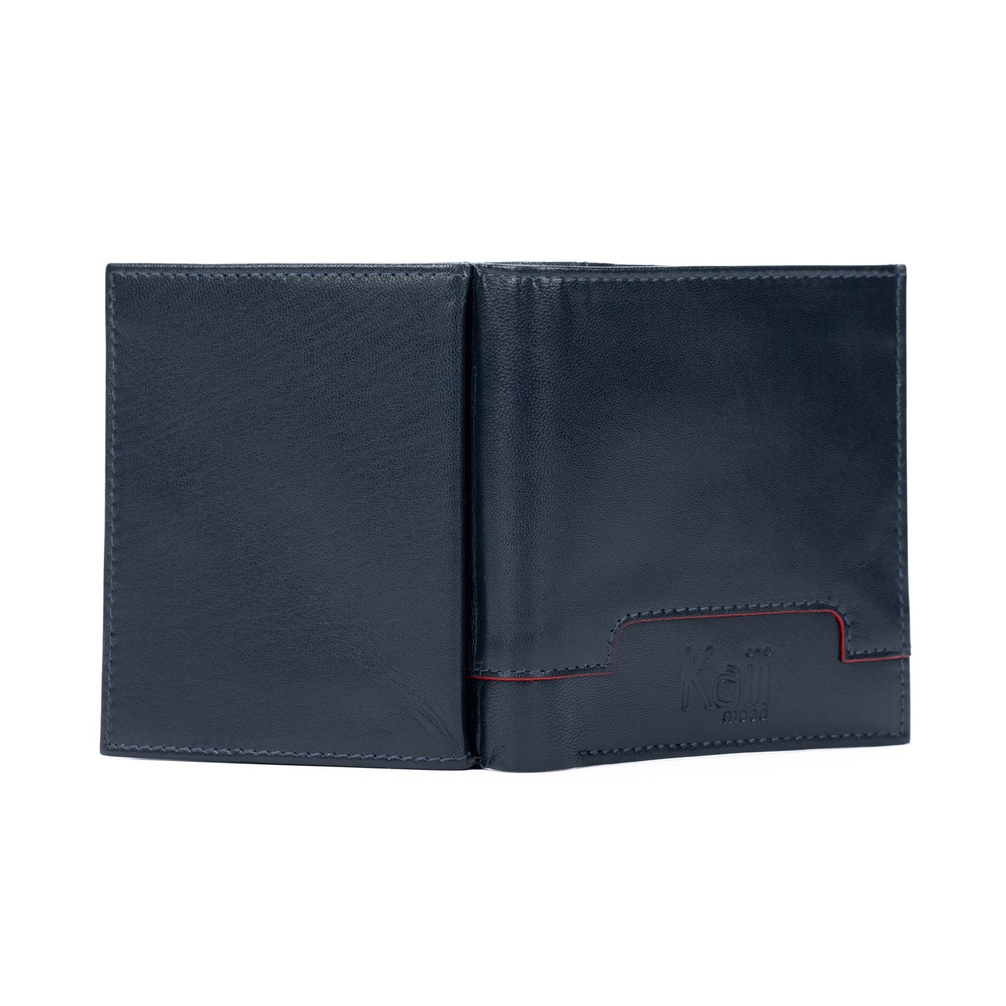 K11025DB - Portafogli Uomo in Vera Pelle Col. Blu