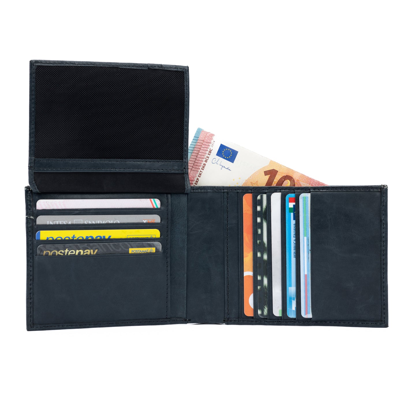 K11105AB | Portafogli Uomo in Vera Pelle Col. Nero