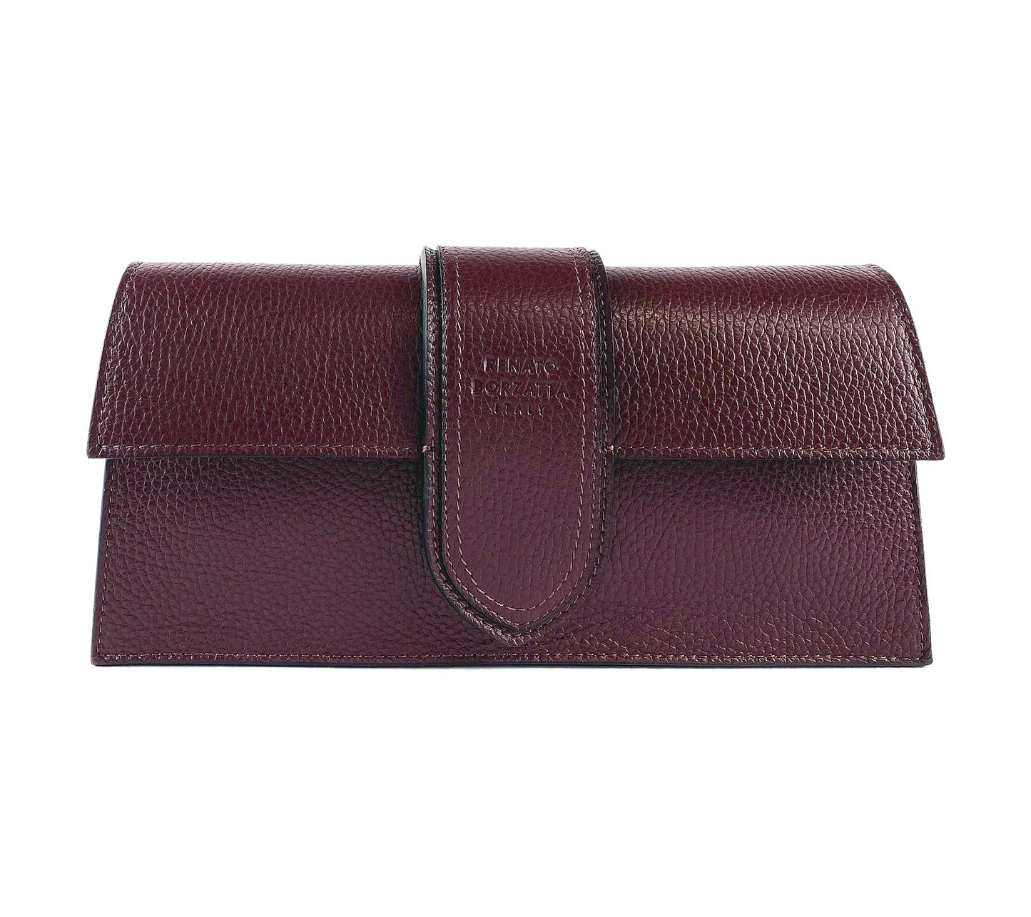 RB1005X - Borsa Donna con Doppia Tracolla in Vera Pelle Col. Bordeaux