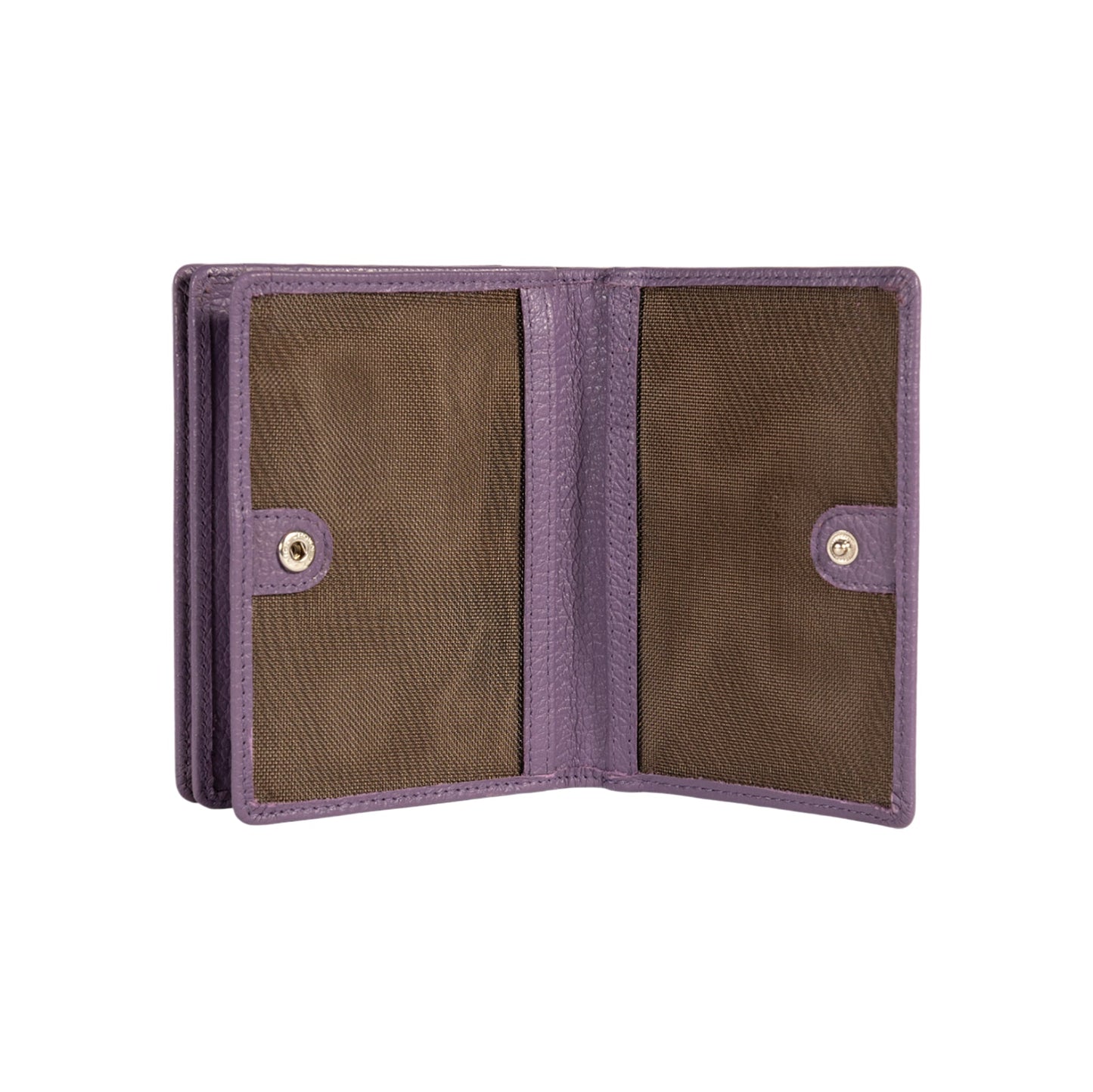 RB1080SY | Portafogli Donna Made in Italy in Vera Pelle grana Dollaro. Colore Viola. Dimensioni (da chiuso): cm 13 x 9 x 2,5
