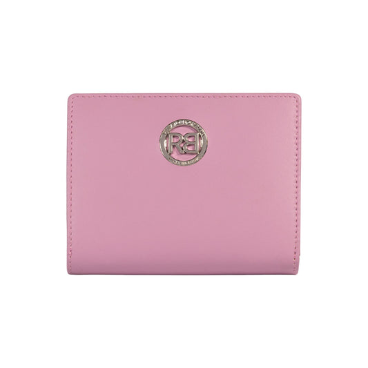 RB1083SCI | Portafogli Donna Made in Italy in Vera Pelle Liscia Opaca. Colore Lilla. Dimensioni (da chiuso): cm 13 x 9 x 2,5