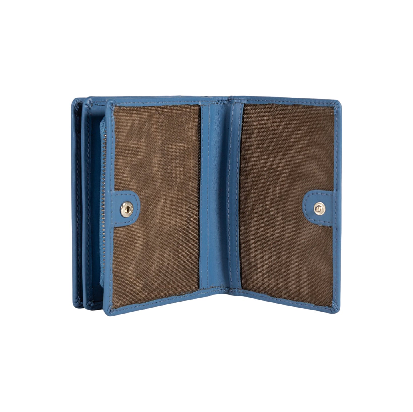 RB1083SCP | Portafogli Donna Made in Italy in Vera Pelle Liscia Opaca. Colore Glicine. Dimensioni (da chiuso): cm 13 x 9 x 2,5