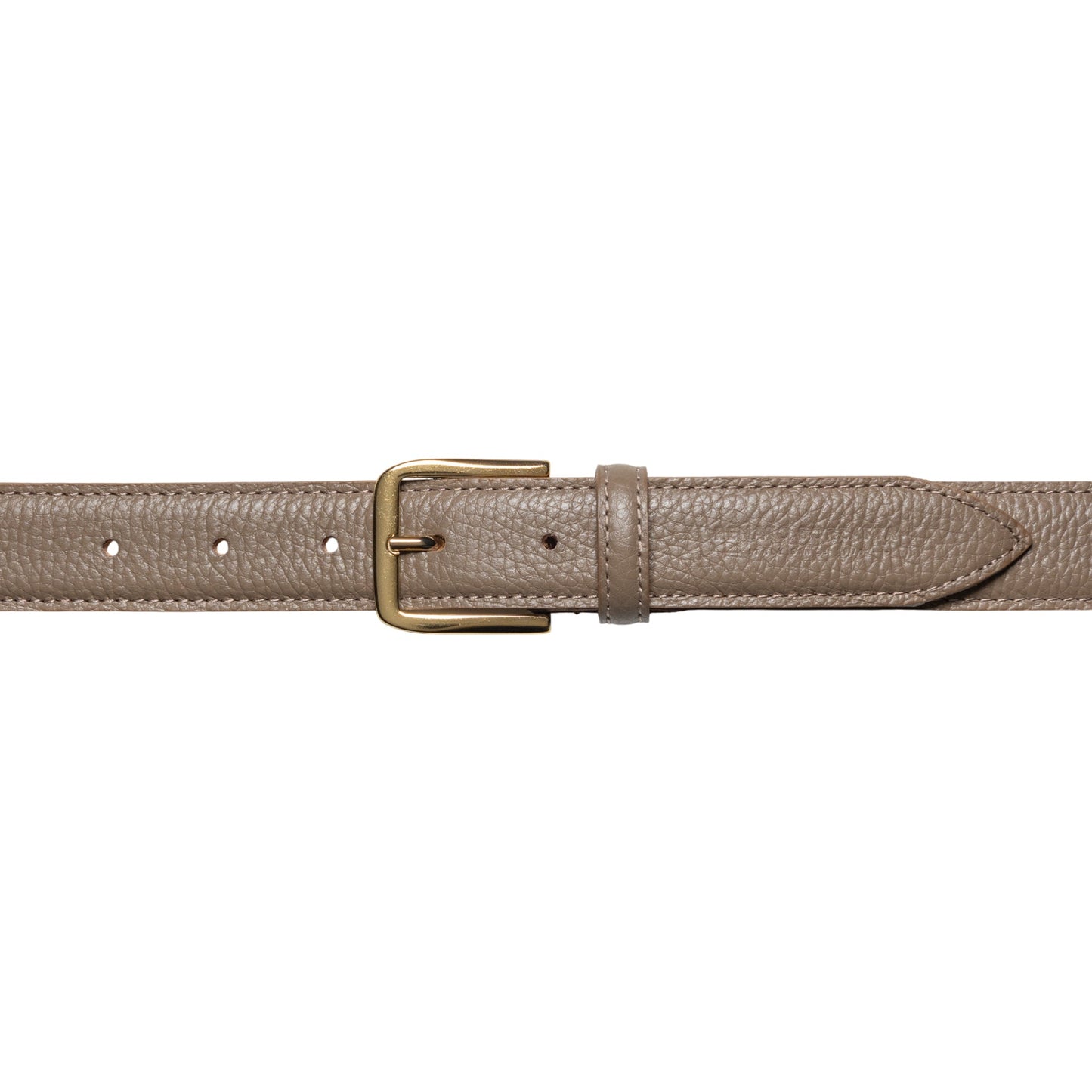 RB4023AQ | Cintura Donna Made in Italy in Vera Pelle grana Dollaro. Fibbia in finitura Oro Lucido. Colore Taupe. Dimensioni: cm 115 x 3,0 x 0,5 (giro vita cm 100)