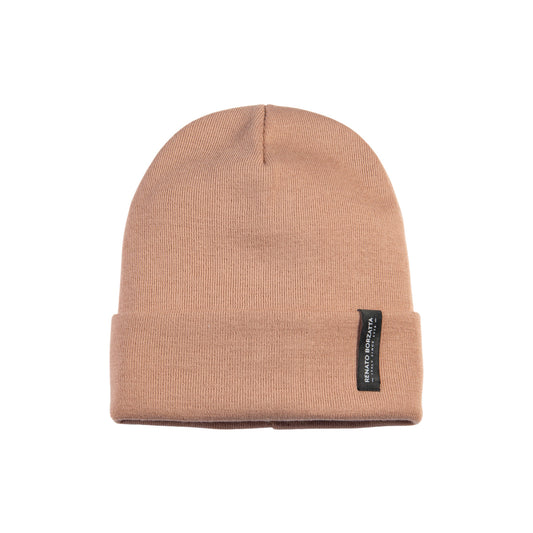 RB5005AZ  | Berretto Unisex in Maglia Rasata Tubolare CIMONE Misto Lana Made in Italy. Colore Rosa Antico. Taglia Unica